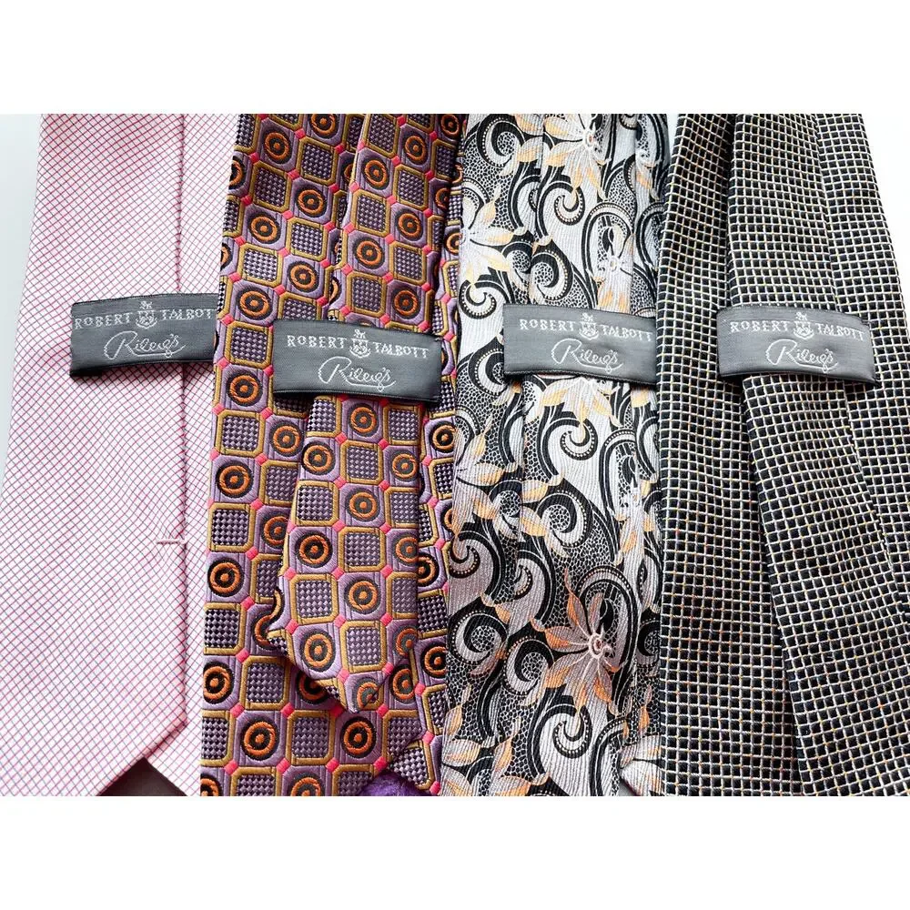 Robert Talbott Silk Men's Neck Tie Bundle